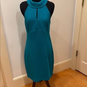 TRINA TURK Teal Sleeveless Dress